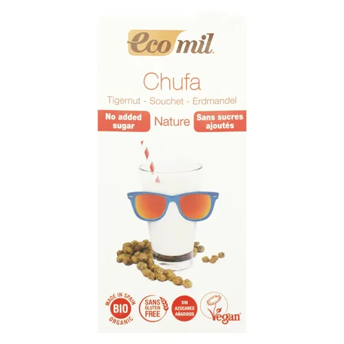 Органічне рослинне молоко з тигрового горіху (чуфи) без цукру 1л