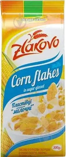 Пластівці екструзійні Молочні 300г п/ет ТМ Золоте Зерно