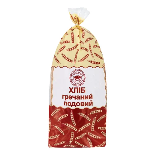 Хліб подовий Гречаний Прилуцький хлібозавод м/у 0.55кг