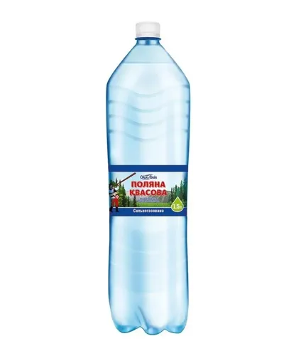 Вода мінеральна сильногазована Поляна Квасова Своя Лінія 1.5л