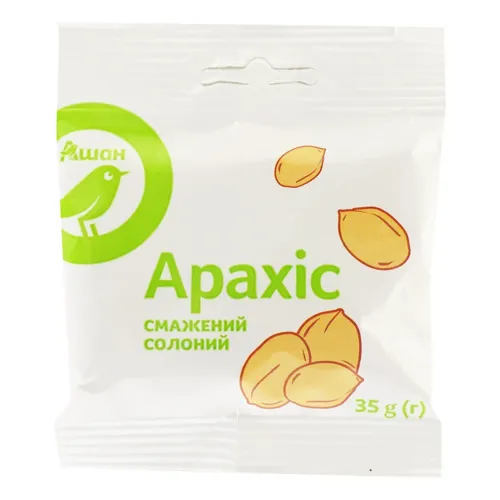 Арахіс Ашан смажений солоний 35г