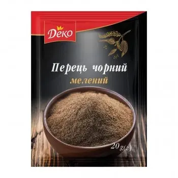 Перець чорний Деко мелений 20г