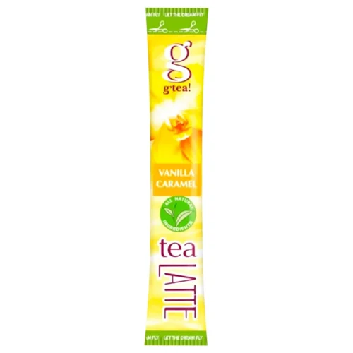 Напій на основі чорного чаю G'tea! Латте Ванільна карамель 10г