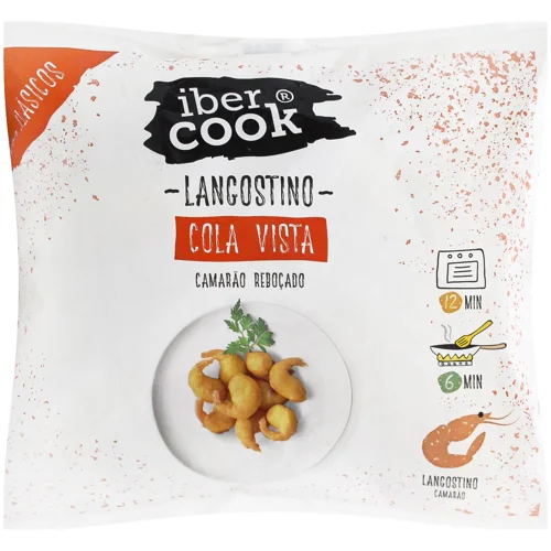 Креветки Ibercook очищені в клярі з хвостом 300г