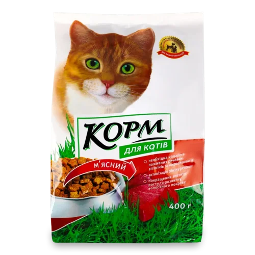 Корм для котів «Повна Чаша» м'ясний