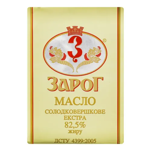 Масло 82.5% солодковершкове Екстра ЗароГ м/у 200г