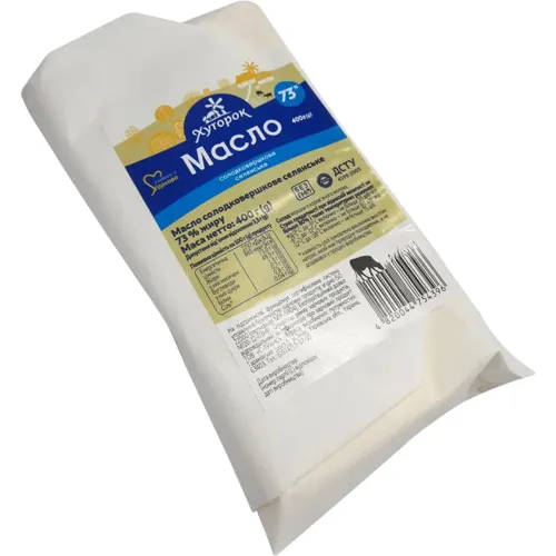 Масло Хуторок солодковершкове 73% 400г