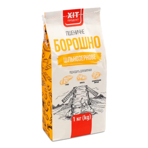 Борошно Пшеничне Цільнозернове в/ґ, 1 кг