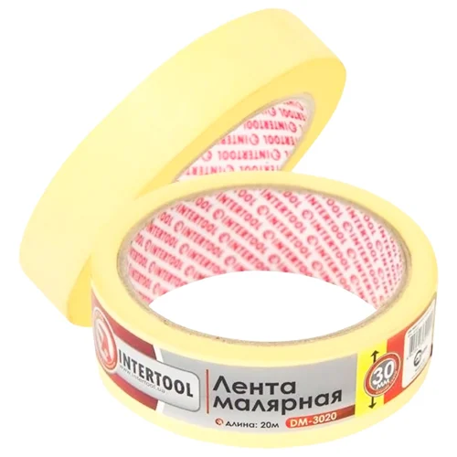Стрічка InterTool малярна 30мм 20м DM-3020
