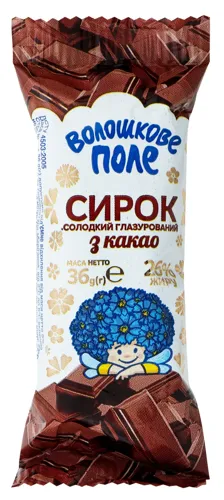 Сирок глазурований 26% з какао Волошкове поле м/у 36г