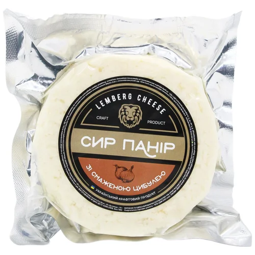 Сир Lemberg Cheese Панір зі смаженою цибулею ваговий