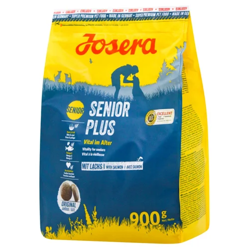 Корм сухий Josera Senior Plus з лососем для літніх собак 900г