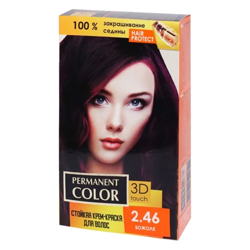 Крем-фарба Аромат Permanent Color для волосся тон 2.46 Божоле