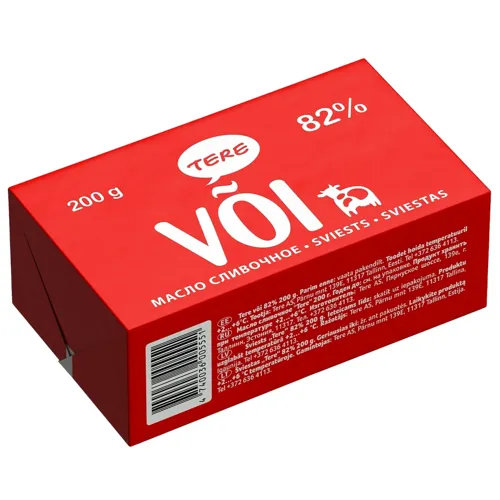 Масло Tere вершкове 82% 200г