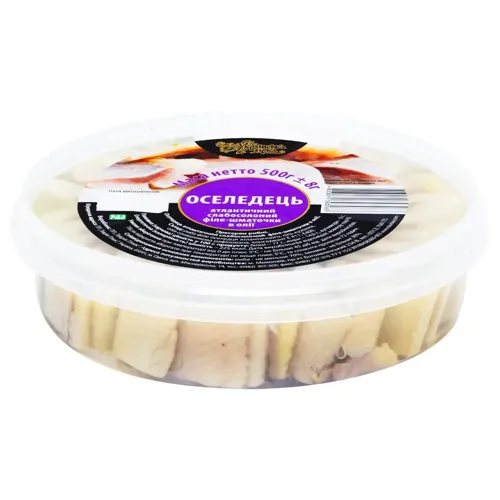 Оселедець філе-шматочки Українська Зірка в олії 500г