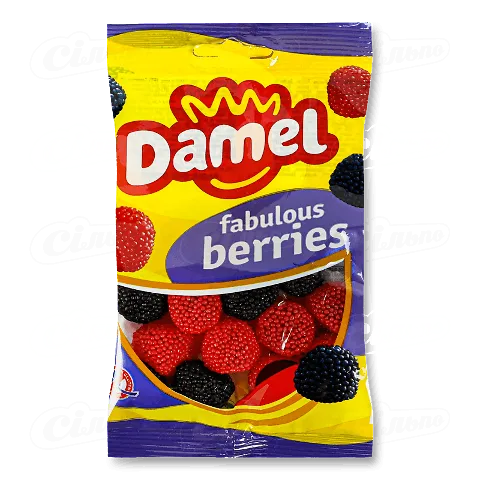 Цукерки жувальні Damel «Ягоди», 80г