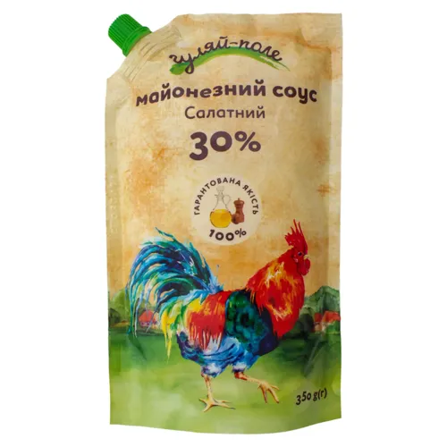 Соус майонезний 30% Салатний Гуляй-поле д/п 350г