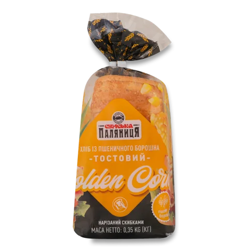 Хліб Тостовий В/ґ Golden Corn Сумська Паляниця, 0.35кг