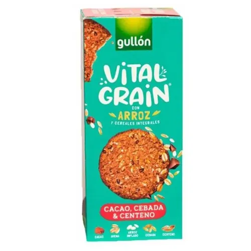 Печиво Gullon Vitalgrain цільнозернове з какао, 250г