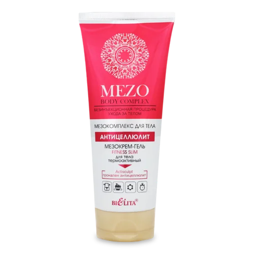 Мезогель Термонагрівальний Для Тіла Fitness Slim Mezo Body Complex Bielita, 200мл