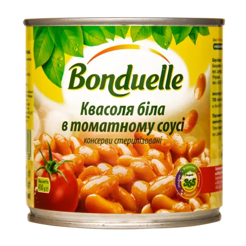 Квасоля біла в томатному соусі Bonduelle 430г