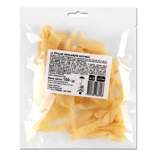 Копчені Кільця Кальмарів, м/у, 100г