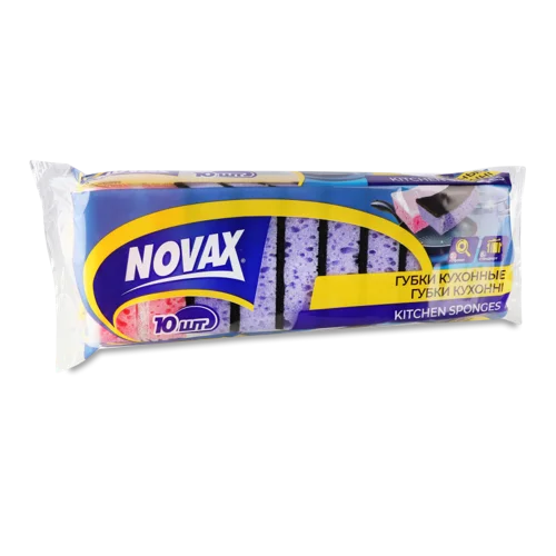 Губки Кухонні Combi Novax, Вищого ґатунку, 10 шт