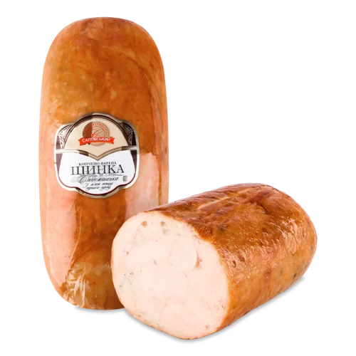 Шинка З М'яса Птиці Варено-Копчене Слобожанська Салтівський М'ясокомбінат, кг