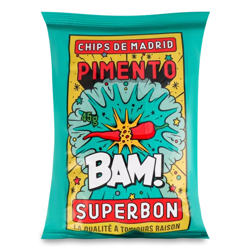 Чипси Superbon Вищого Ґатунку З Кайєнським Перцем, 100г