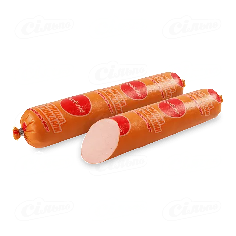 Ковбаса «Глобино» «Фірмова з вершками» 1 ґ білкозин d55 ф/п, кг