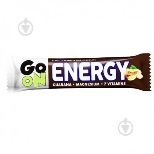 Батончик протеїновий Go On Арахіс, карамель, молочний шоколад 50г