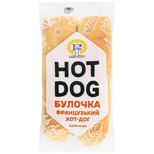 Булочка Рома Французький Хот-дог 120г