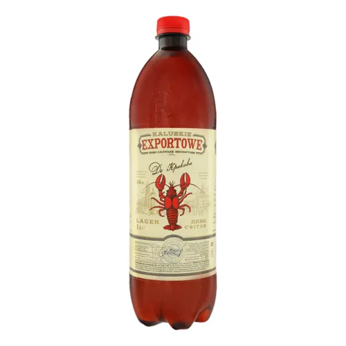 Пиво 1л 5.3% світле пастеризоване До Кракова Exportowe Kaluskie
