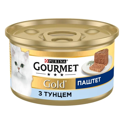 Корм вологий Gourmet Gold з тунцем для котів 85г