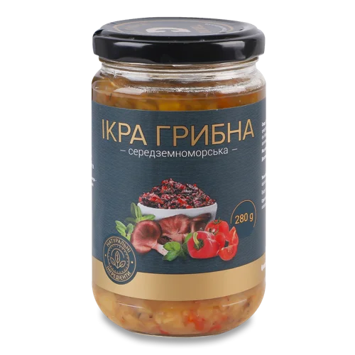 Ікра Грибна Середземноморська, с/б 280г