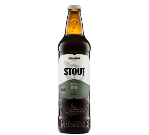 Пиво Primator Stout темне фільтроване 4,7% 0,5л