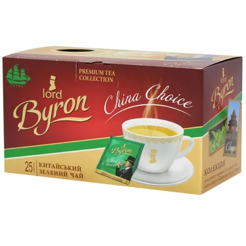 ЛордБайрон Чай зелений натуральний 25*1,8г ф/п