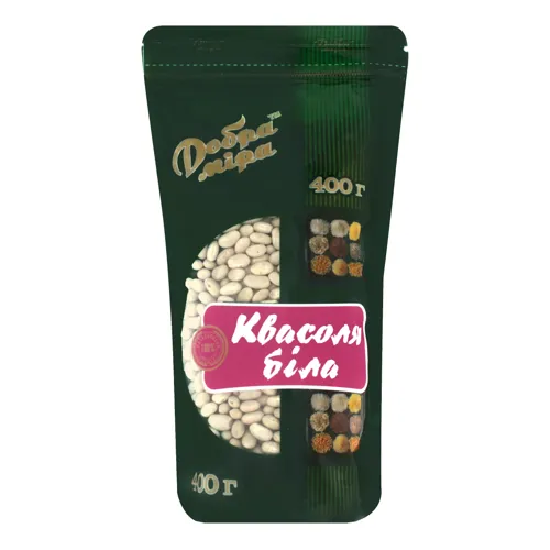 Квасоля біла Добра міра д/п 400г