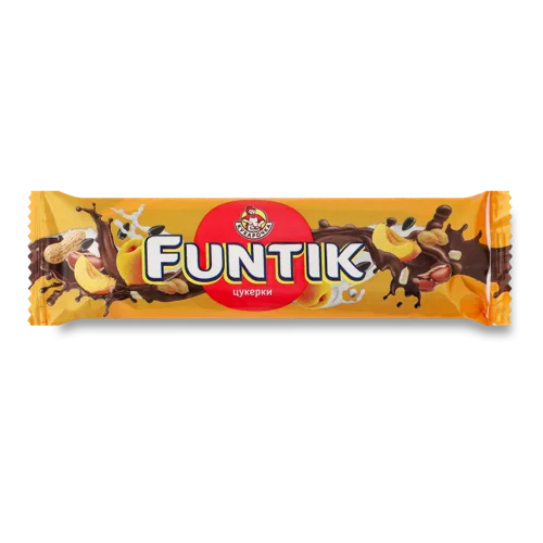 Шоколадний Батончик Funtik, Вищого Ґатунку, 55Г