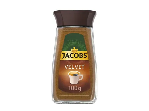 Розчинна кава Jacobs Velvet у скляній банці 200г.