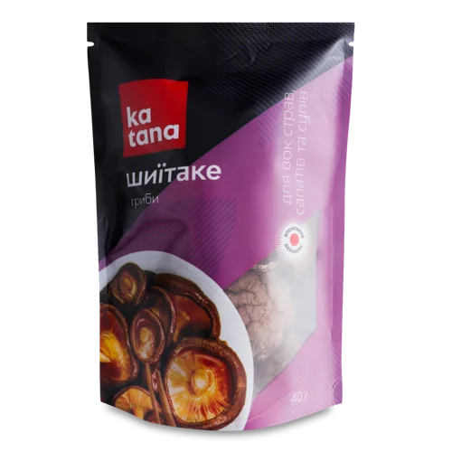 Гриби Сушені Шиїтаке Для Вок Страв, Салатів І Супів, д/п 40г