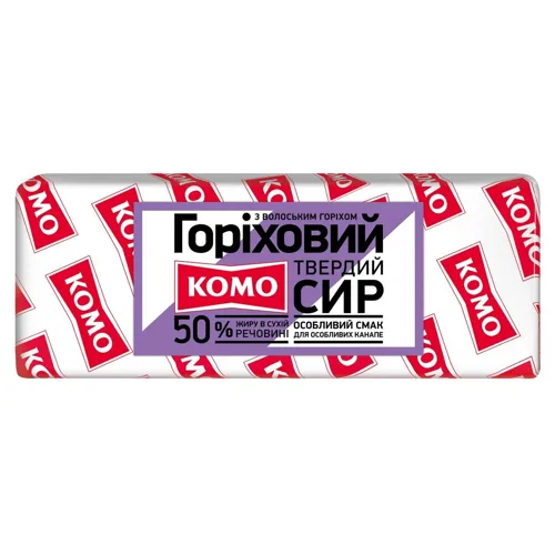 Сир Комо з волоським горіхом ваговий 50%