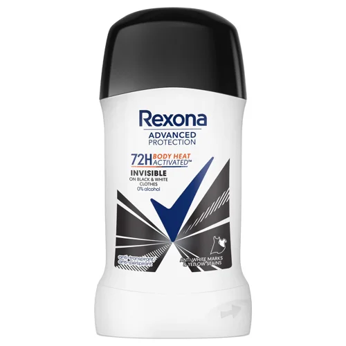 Антиперспірант твердий Rexona Невидимий на чорному та білому 50мл