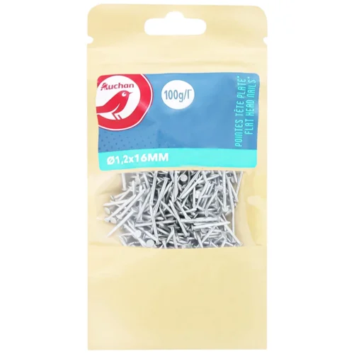Цвяхи Auchan будівельні 1,2*1,6мм