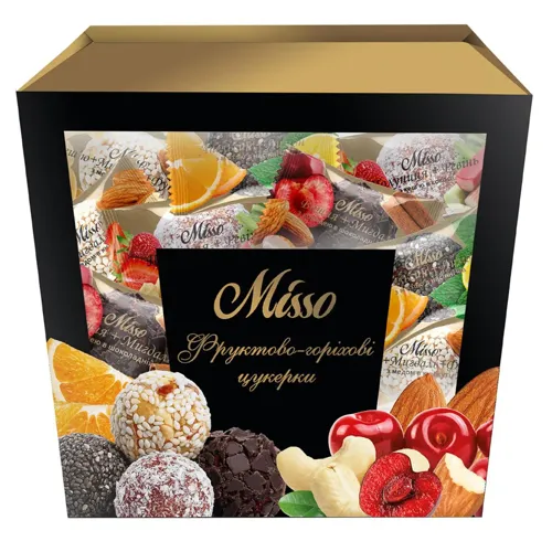Цукерки Misso фруктово-горіхові 180 г