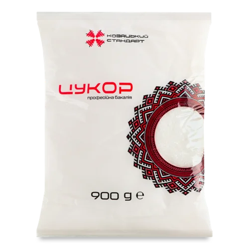 Цукор Білий Кристалічний Вищого Ґатунку, м/у 900г