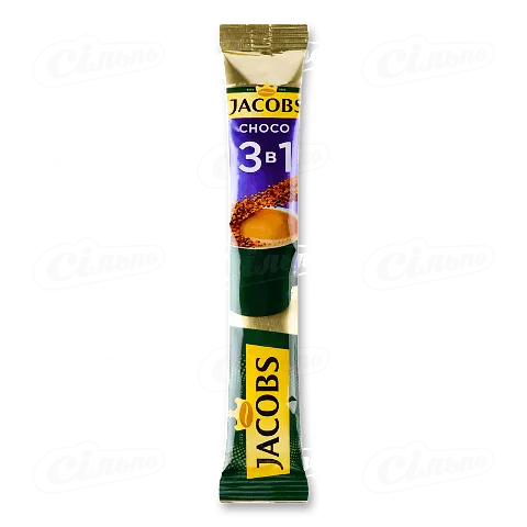 Напій кавовий «Jacobs» 3в1 Choco, 15г