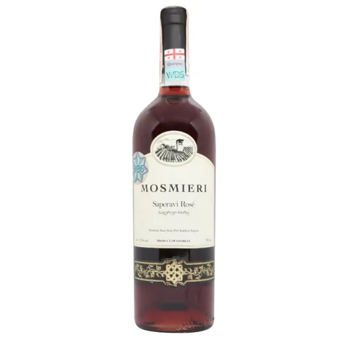 Вино Mosmieri Saperavi Rose рожеве напівсухе 13% 0,75л
