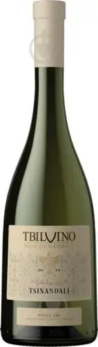 Вино Тбілвино ЦИНАНДАЛІ біле сухе марочне, 0,75л
