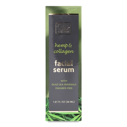 Сироватка Проти Зморшок З Мінералами Hemp&Collagen Dead Sea Collection, 30мл